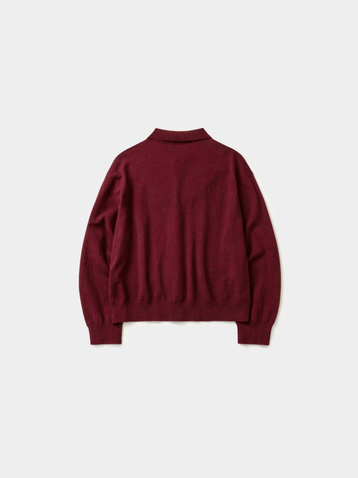 Daily Wool Collar Cardigan (Red)