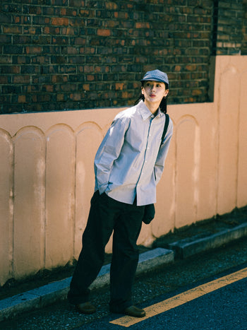 Classic Check Longbill Cap (Brown)