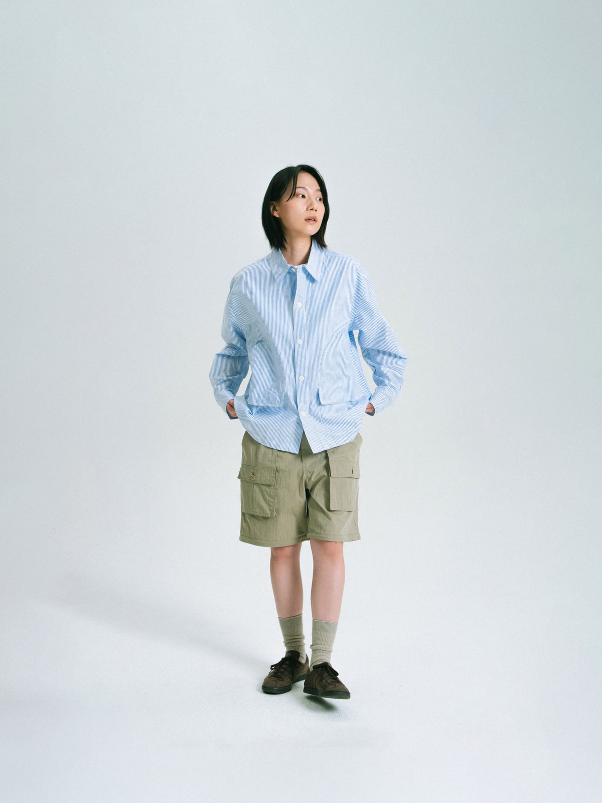 2way Utility Cargo Pants (Beige)