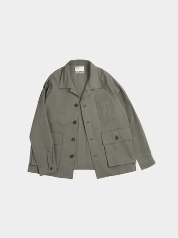 City Worker French Jacket (Khaki Gray)