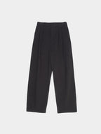 City Worker Pin-tuck Trouser (Black)