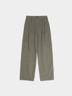 City Worker Pin-tuck Trouser (Khaki Gray)