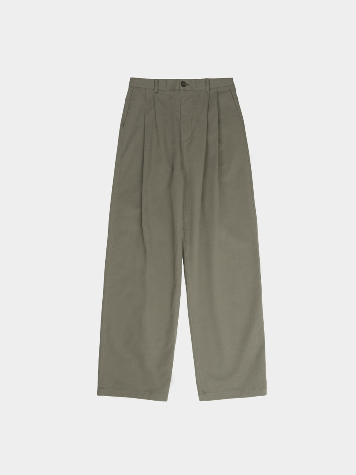 City Worker Pin-tuck Trouser (Khaki Gray)