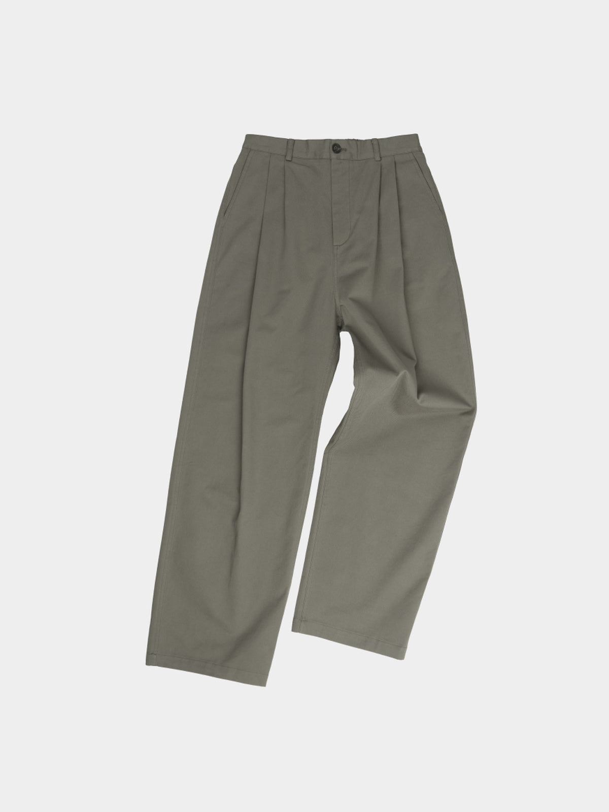City Worker Pin-tuck Trouser (Khaki Gray)