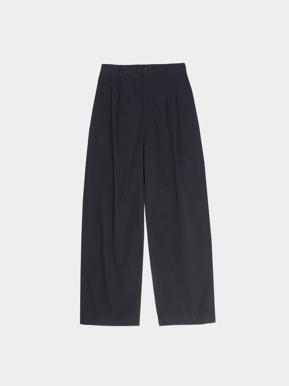 City Worker Pin-tuck Trouser (Navy)