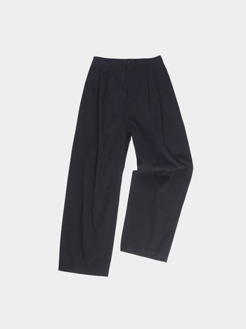 City Worker Pin-tuck Trouser (Navy)