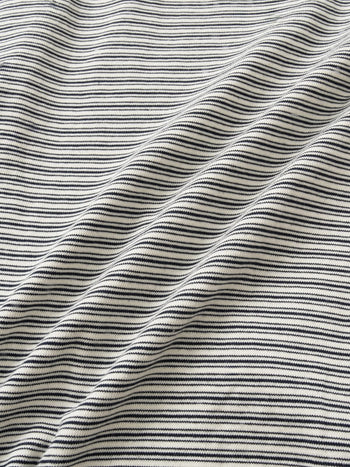 Relaxed Half Stripe String Tee (Stripe White)