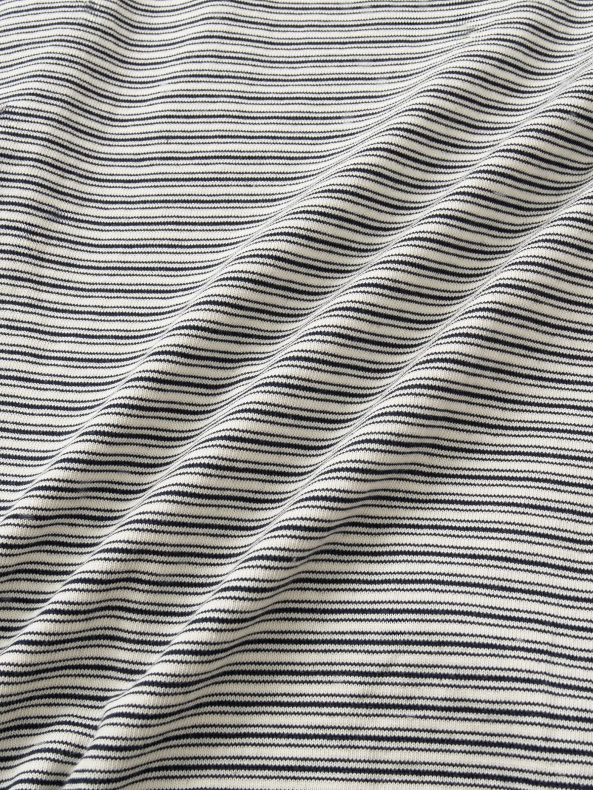 Relaxed Half Stripe String Tee (Stripe White)