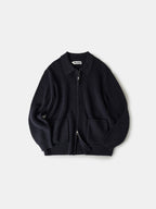 2way Zip-up Cardigan (Navy)