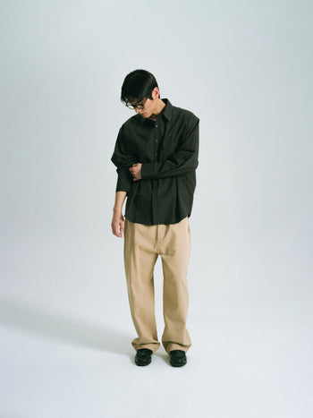 Classic Check Western Shirts (Brown)