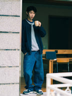 Heavy Cotton Carpenter Pants (Denim Blue)
