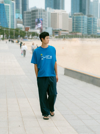 Weather in Waves Tee (Vintage Blue)