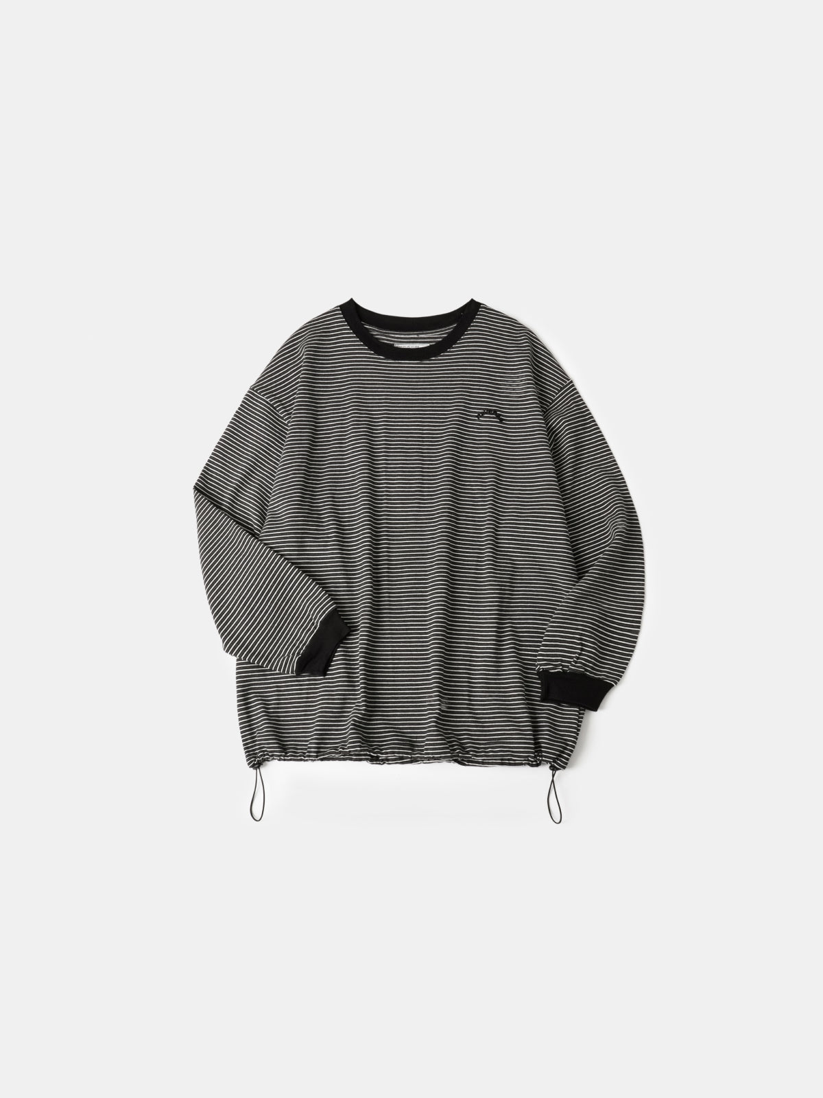 Double Stripe String Tee (Black)
