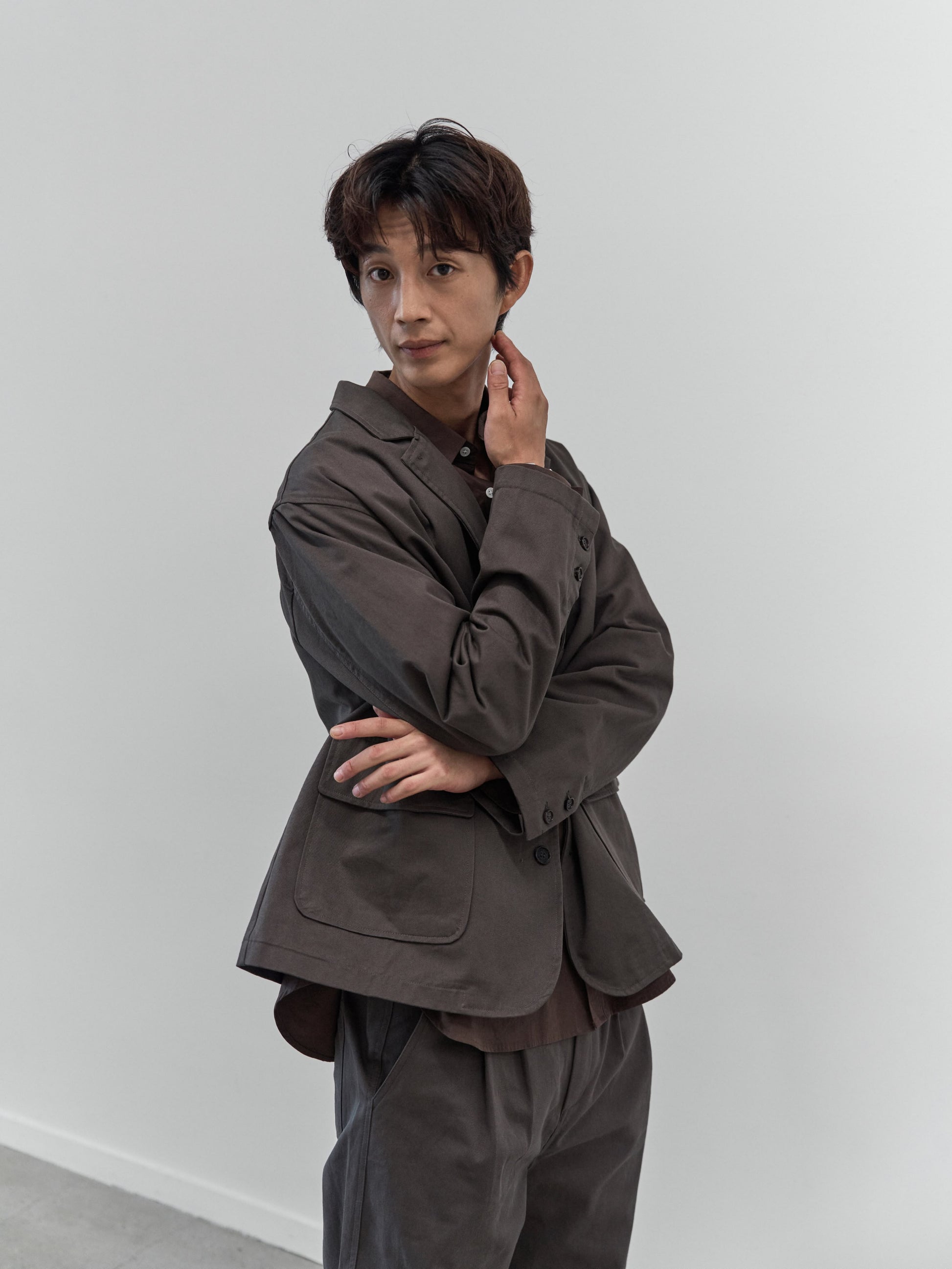City Worker Club Jacket (Ash Brown)