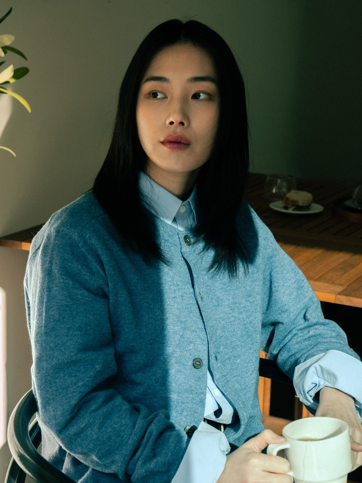 Light Wholegarments Cardigan (Butter)
