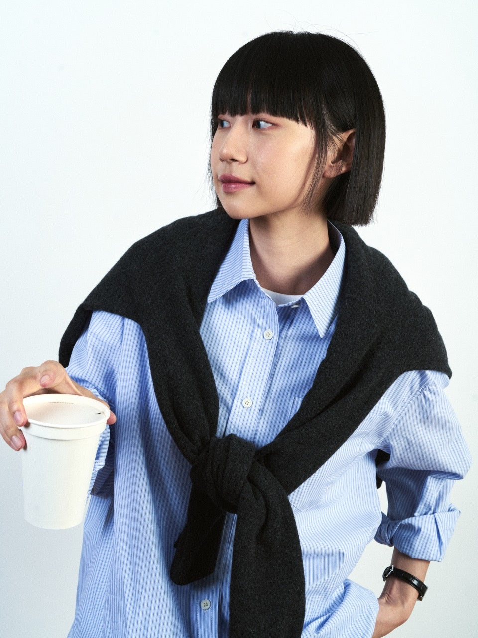 Light Wholegarments Cardigan (Brown)