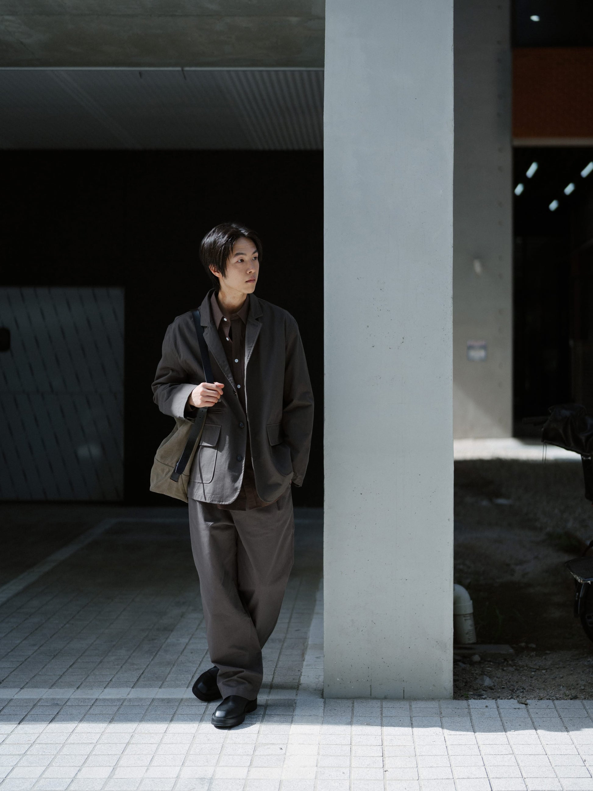 City Worker Club Jacket (Ash Brown)