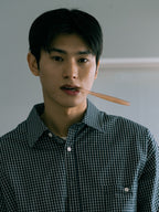 Daily Classic Check Shirts (Check Navy)