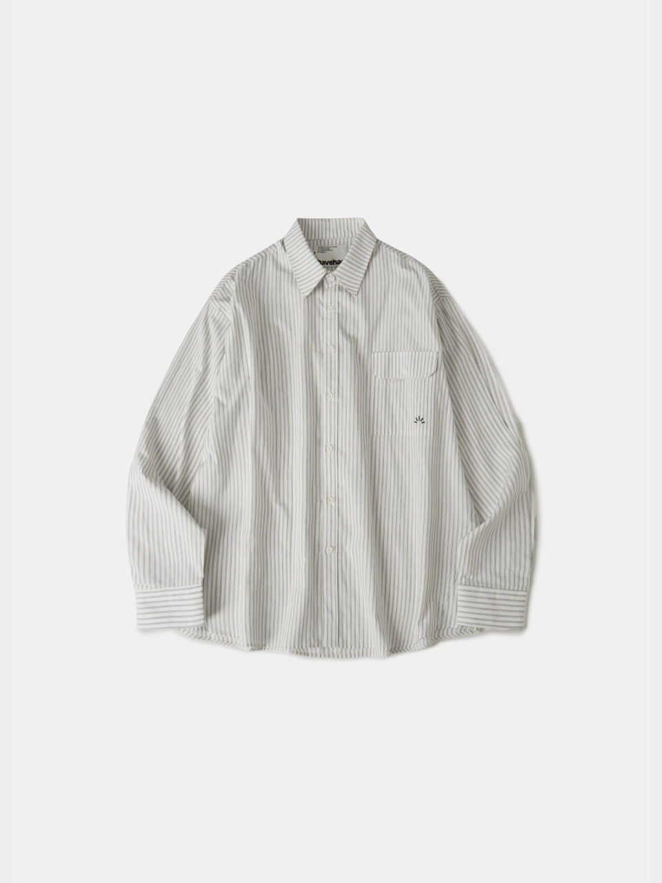 One Pocket Stripe Shirts (White)