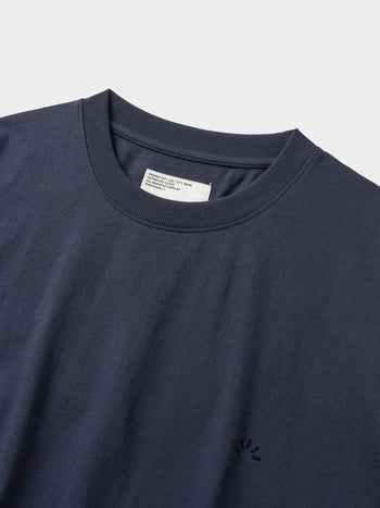 Relaxed Half String Tee (Navy)