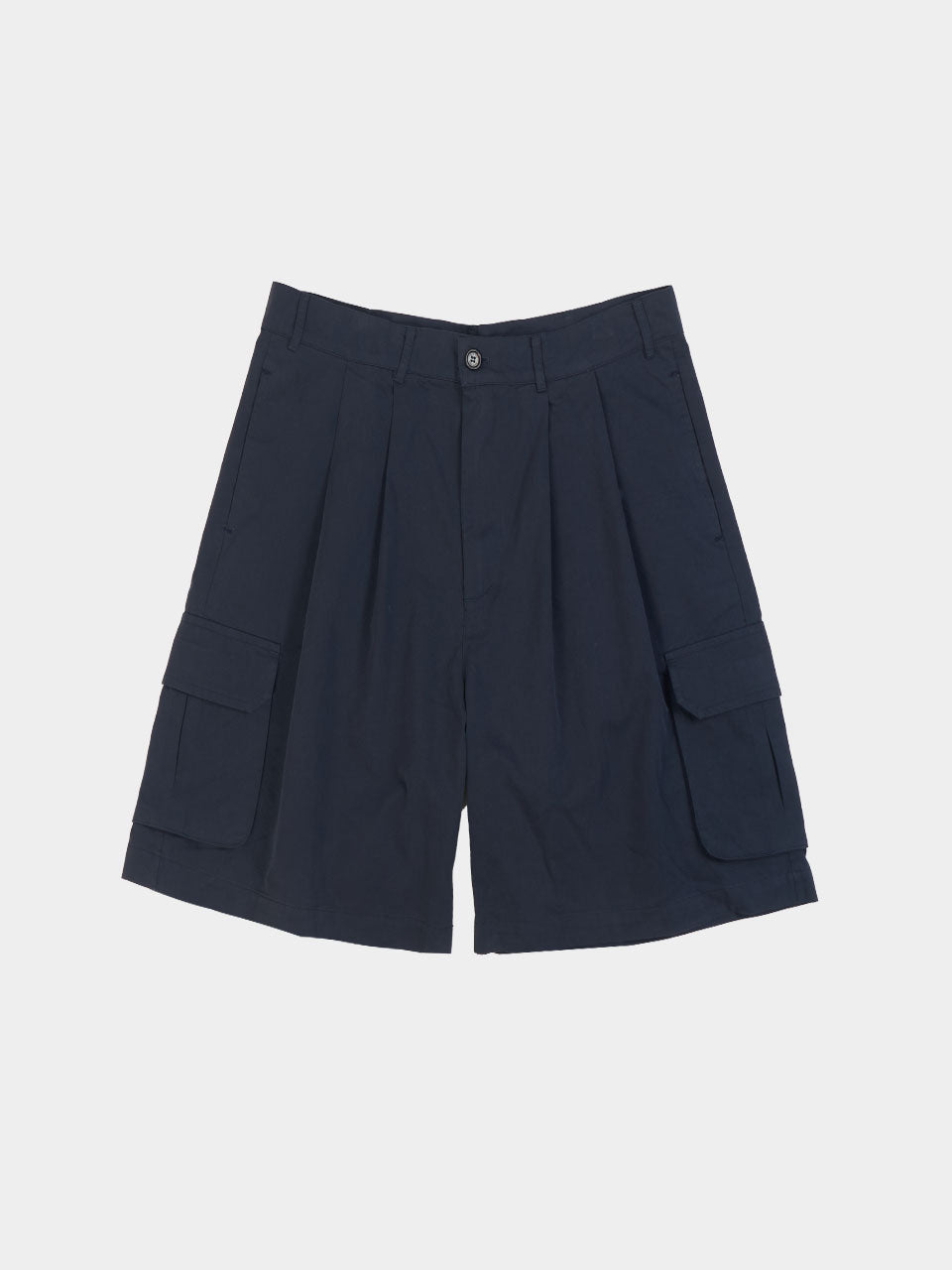 Utility Pin-tuck Cargo Shorts - Navy | A3 (XL)