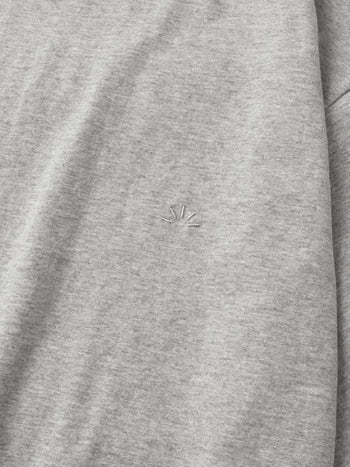 Relaxed Half String Tee (Melange Gray)