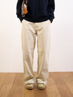 Heavy Cotton Carpenter Pants (Ecru)
