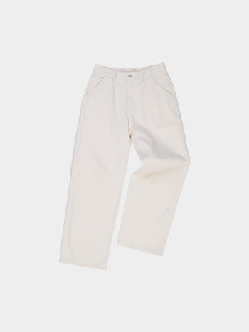 Heavy Cotton Carpenter Pants (Ecru)