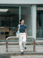 Classic Stripe Tee (Light Blue)