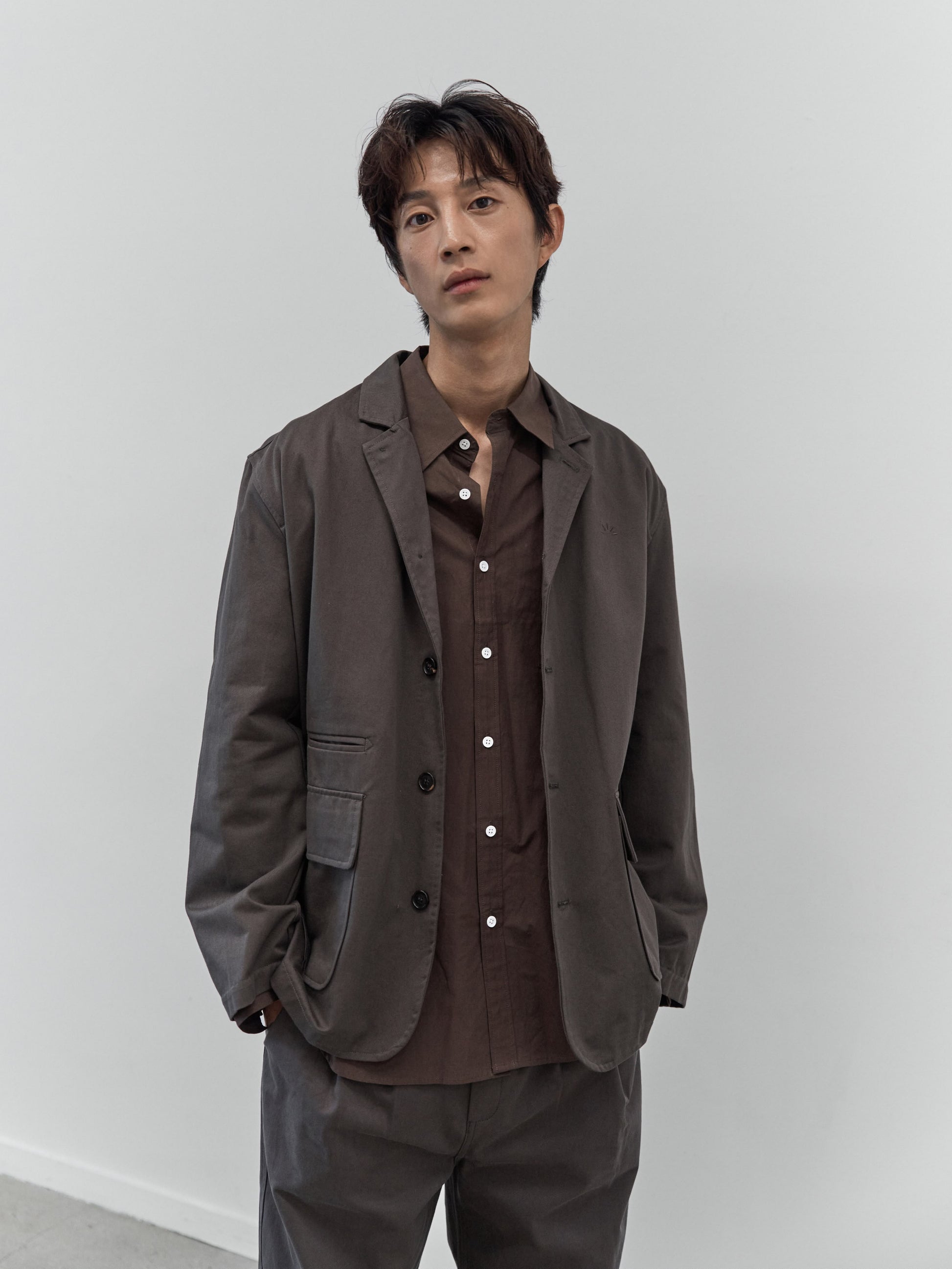 City Worker Club Jacket (Ash Brown)