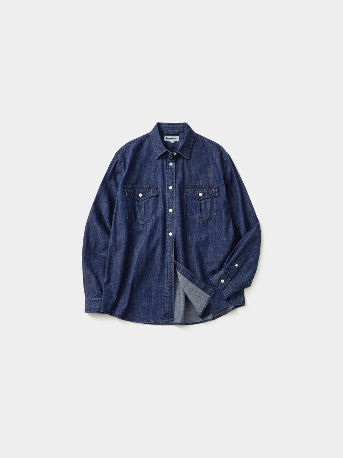Double Pocket Denim Shirts (Denim Navy)