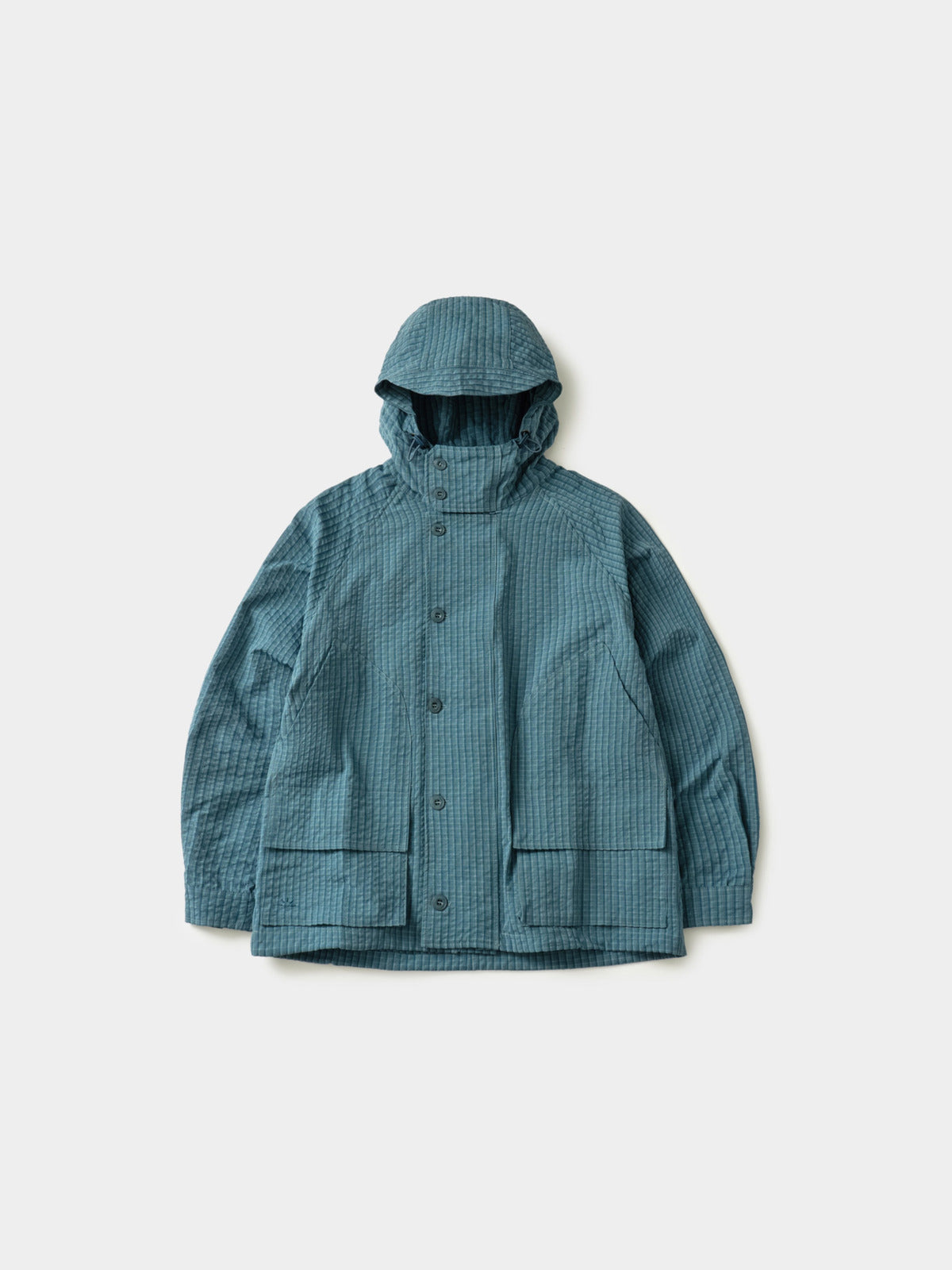 City Commuter Check Wind Jacket (Check Blue)
