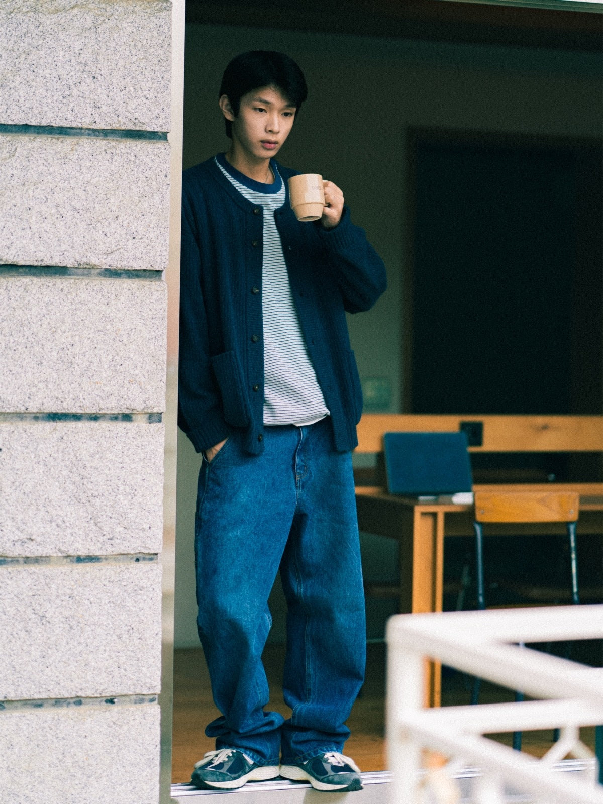 Heavy Cotton Carpenter Pants (Khaki)