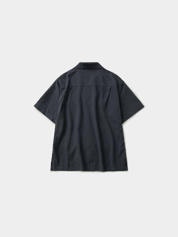 Double Pocket Slub Shirts (Navy)