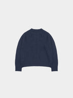 Daily Fine Wool Cardigan (Navy)
