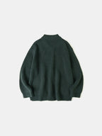 2way Zip-up Cardigan (Blue Green)