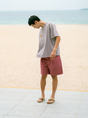 Sea&Sun Washed Pin-tuck Shorts (Pink)