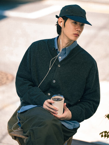 Classic Check Longbill Cap (Gray)