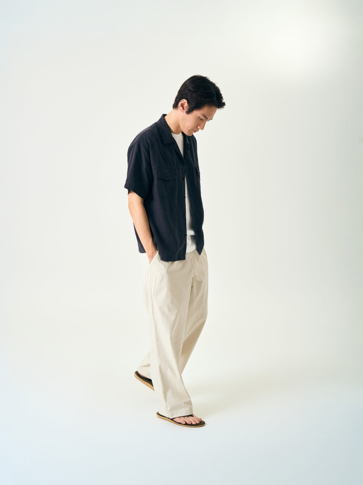 Light String Easy Pants (Blue Green)