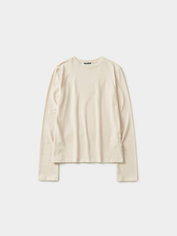 Mellow Slim Long Sleeves T-Shirt (Beige)