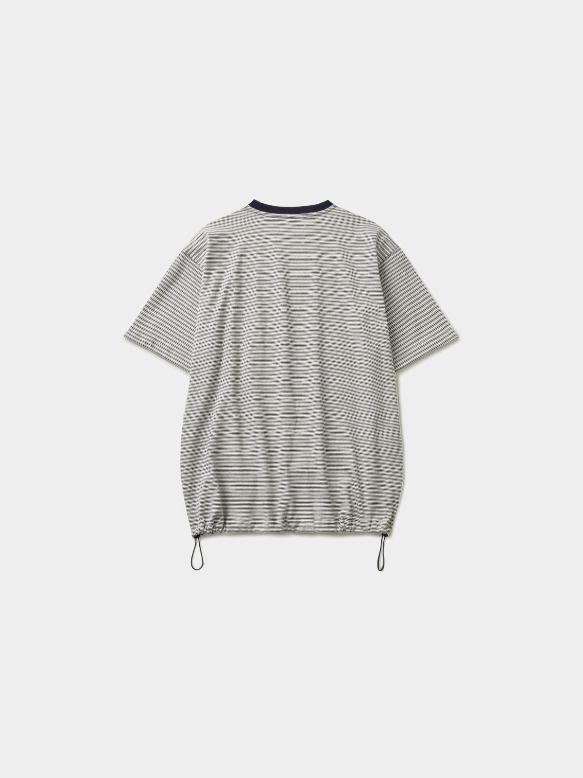 Relaxed Half Stripe String Tee (Stripe White)