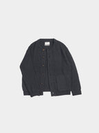 Daily Fine Wool Cardigan (Charcoal)