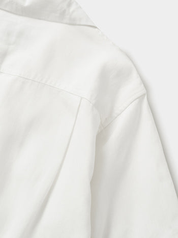 Double Pocket Slub Shirts (White)