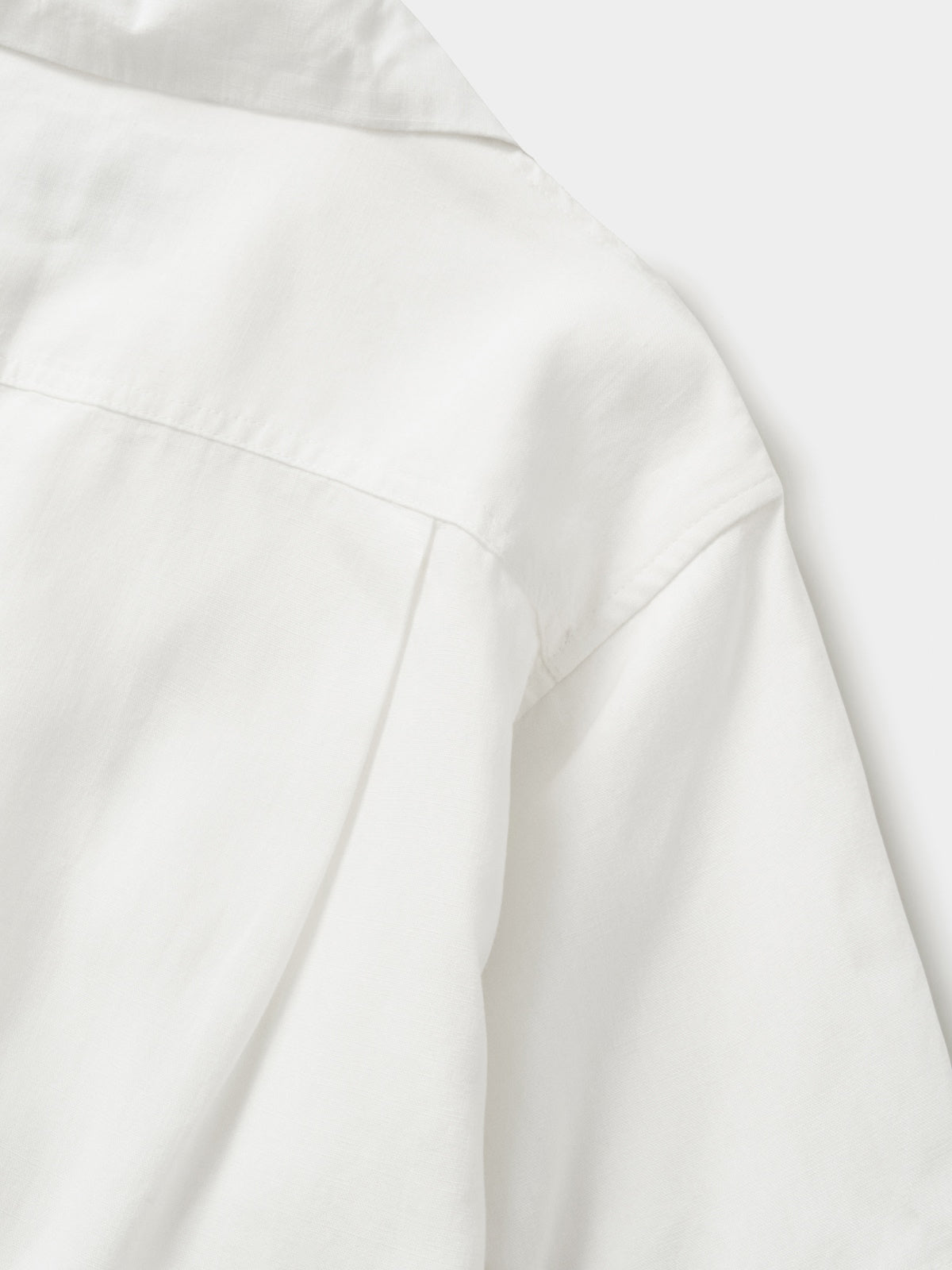 Double Pocket Slub Shirts (White)
