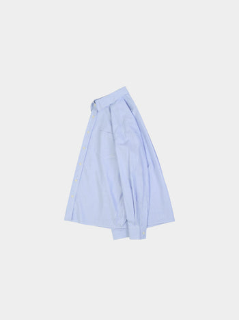 (W)Breeze Stripe Shirts - Light Blue | W0 (S)