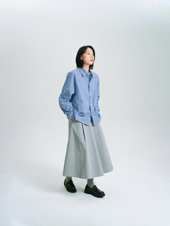 Field Pocket Shirt Jacket (Stripe White)