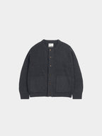 Daily Fine Wool Cardigan (Charcoal)