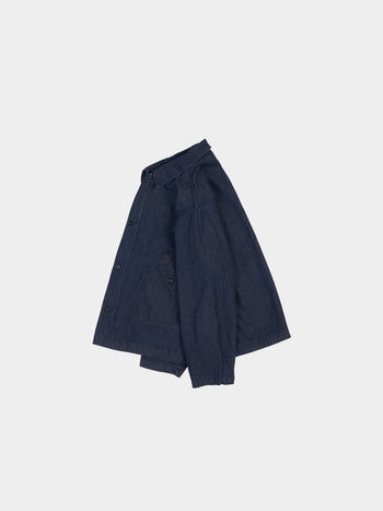 Washed Pocket Utility Jacket (Denim Blue)