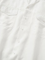 Double Pocket Slub Shirts (White)