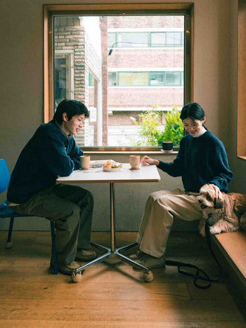 Yak Wool Crewneck Sweater (Navy)